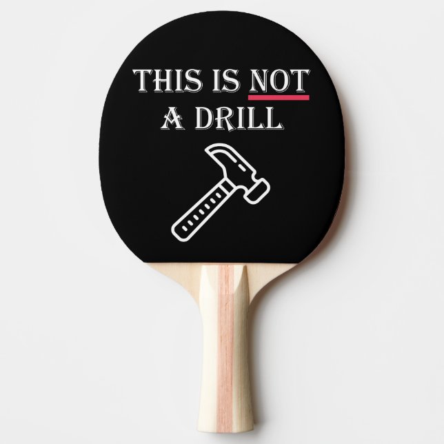 Raquette De Ping Pong Ce n'est pas un exercice amusant (Devant)