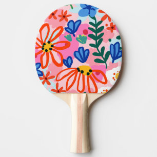 Raquette De Ping Pong Ce Sentiment Floral D'Été