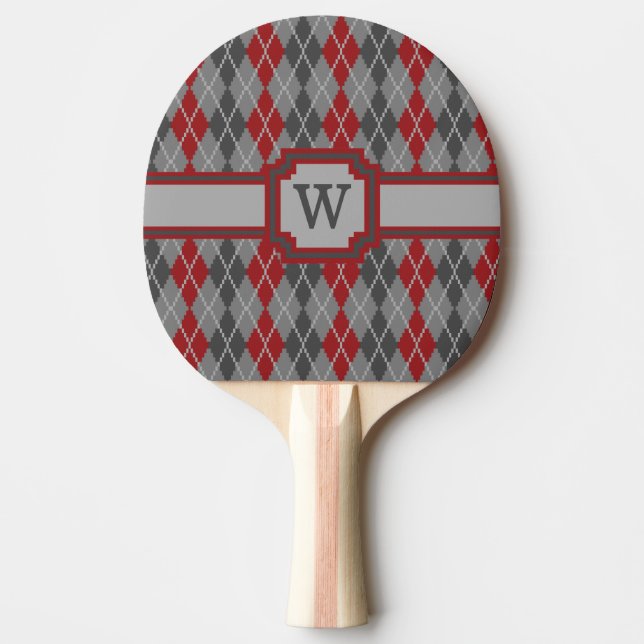 Raquette De Ping Pong Cendres et membres Jacquard Ping Pong Paddle (Devant)