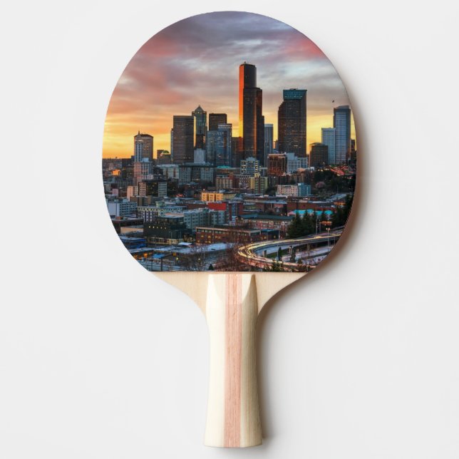 Raquette De Ping Pong Centre de Colombie et Seattle du centre, Seattle (Devant)