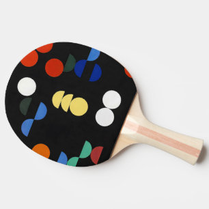 Raquette De Ping Pong Cercles et demi-cycles   Sophie Taeuber-Arp  
