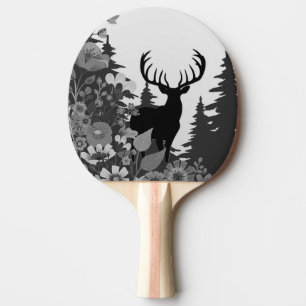 Raquette De Ping Pong Cerf avec grand rack hors forêt