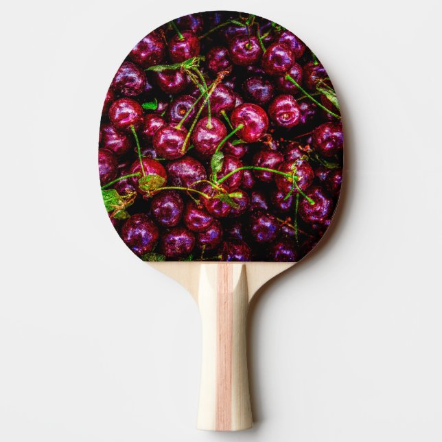 Raquette De Ping Pong Cerises (Dos)