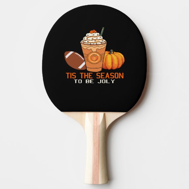 Raquette De Ping Pong c'est la saison d'être joyeux noël (Devant)