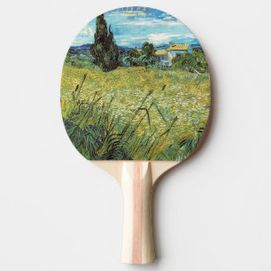 Raquette De Ping Pong Champ de blé vert Vincent van Gogh