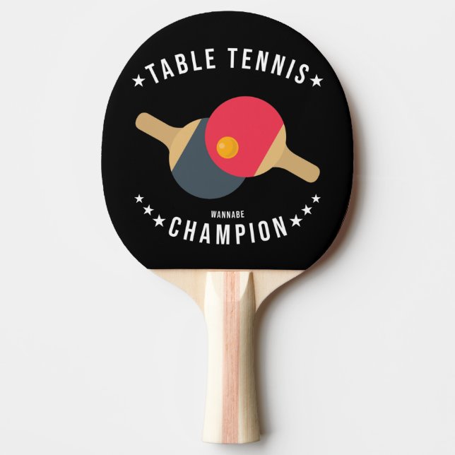 Raquette De Ping Pong Champion de tennis de table (Wannabe) (Devant)