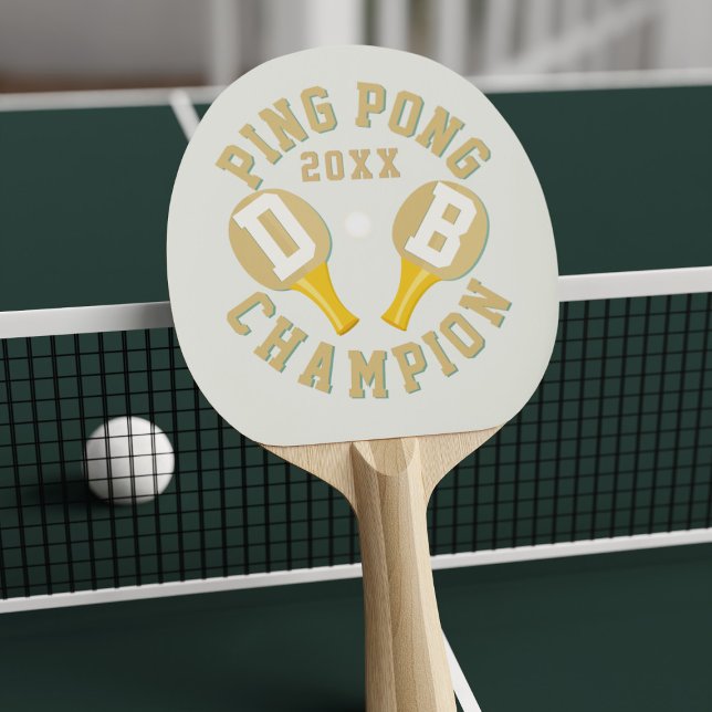 Raquette De Ping Pong Championnat de ping-pong sur mesure pour Champion  (Créateur téléchargé)