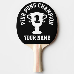 Raquette De Ping Pong Championne de ping-pong personnalisée paddle de p