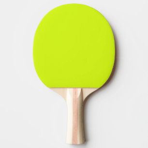 Raquette De Ping Pong Chartreuse Jaune (couleur unie)