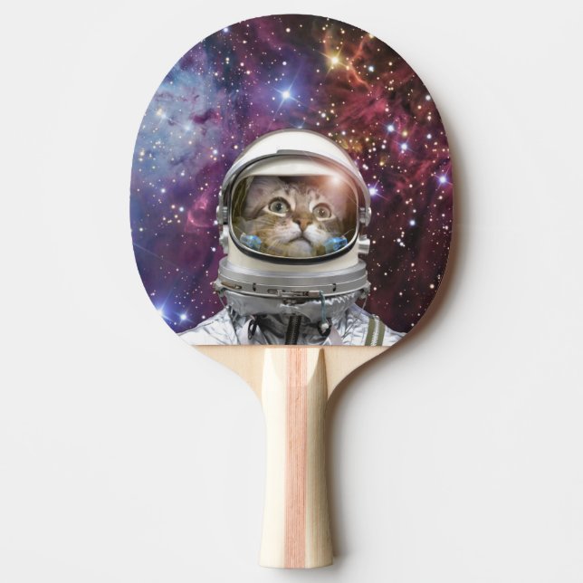 Raquette De Ping Pong Chat Cosmonaut (Devant)