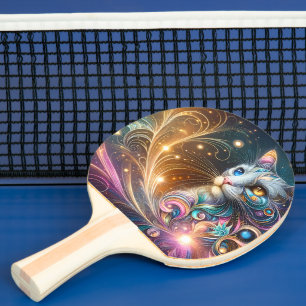 Raquette De Ping Pong Chat Fantastique