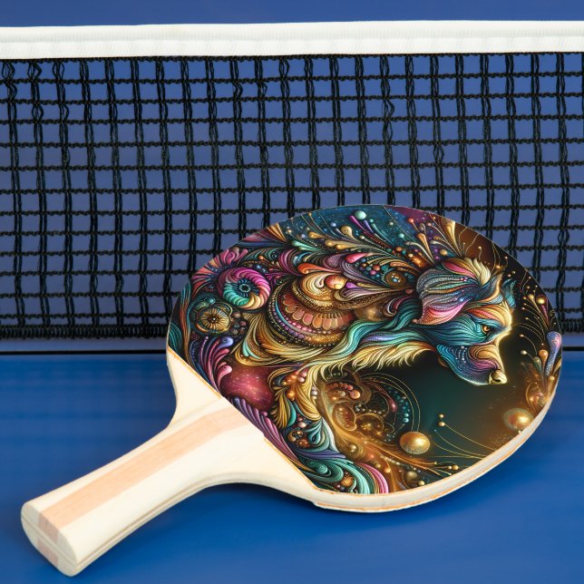 Raquette De Ping Pong Chat Fantastique#1 (Insitu)