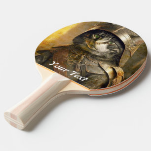 Raquette De Ping Pong Chat Samurai. Personnalisez.
