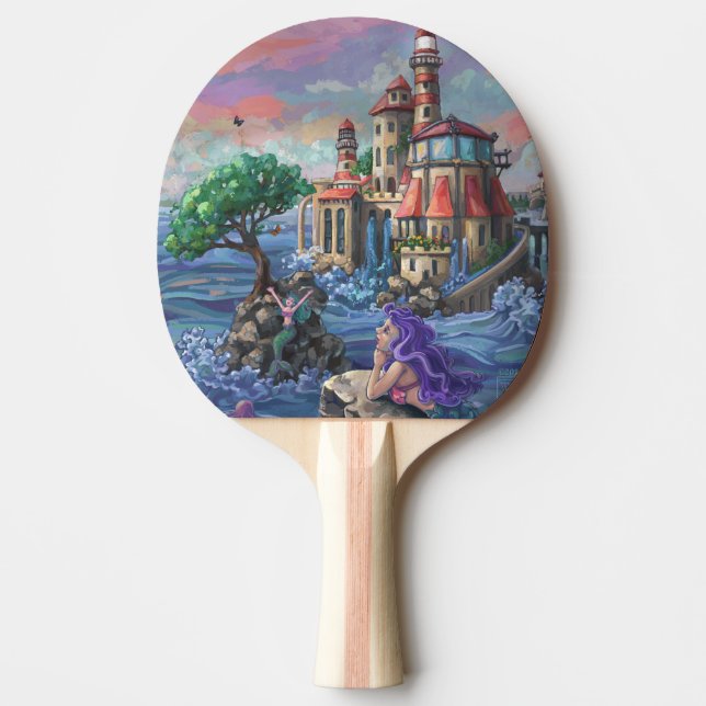 Raquette De Ping Pong Château de la Sirène (Devant)