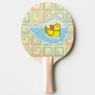 Raquette De Ping Pong Chaucer le canard en caoutchouc Ping Pong Paddle