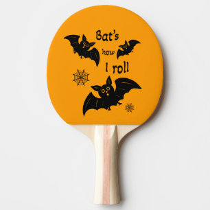 Raquette De Ping Pong Chauves-souris noires volantes