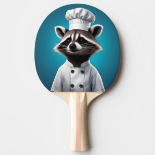 Raquette De Ping Pong Chef Raccoon
