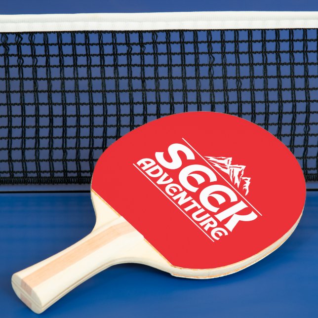 RAQUETTE DE PING PONG CHERCHEZ L'AVENTURE (Insitu)