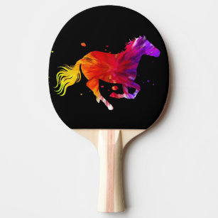 Raquette De Ping Pong Cheval coloré