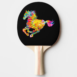RAQUETTE DE PING PONG CHEVAL TIE DYE