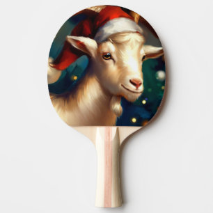 Raquette De Ping Pong Chèvre de Noël (1)