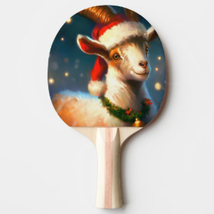 Raquette De Ping Pong Chèvre de Noël (2)
