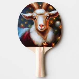 Raquette De Ping Pong Chèvre de Noël (4)