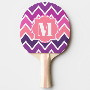 Raquette De Ping Pong Chevrons pourpres