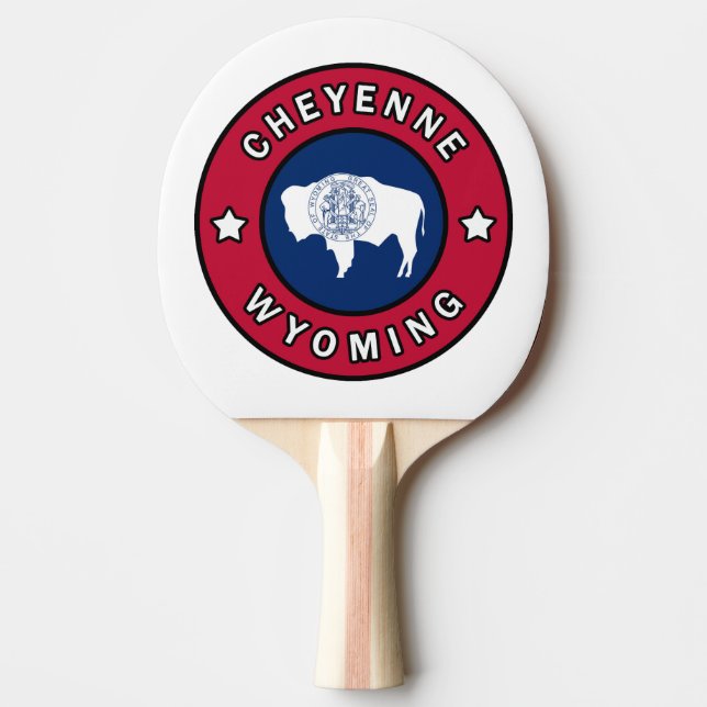 Raquette De Ping Pong Cheyenne Wyoming (Devant)