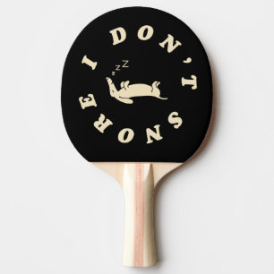 Raquette De Ping Pong Chien endormi drôle