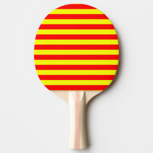 Raquette De Ping Pong chine kirghizistan espagne drapeau bandes rouge ja