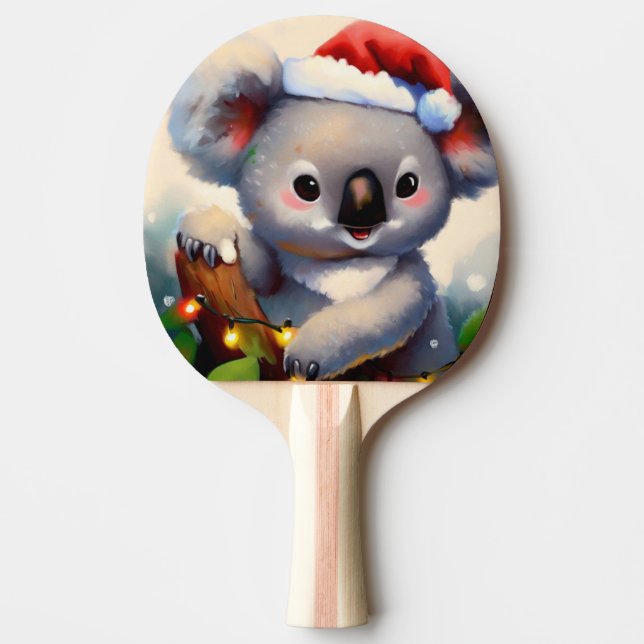 Raquette De Ping Pong Christmas Koala (2) (Devant)