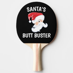 RAQUETTE DE PING PONG CHRISTMAS PADDLE PÈRE NOËL BUTT BUSTER