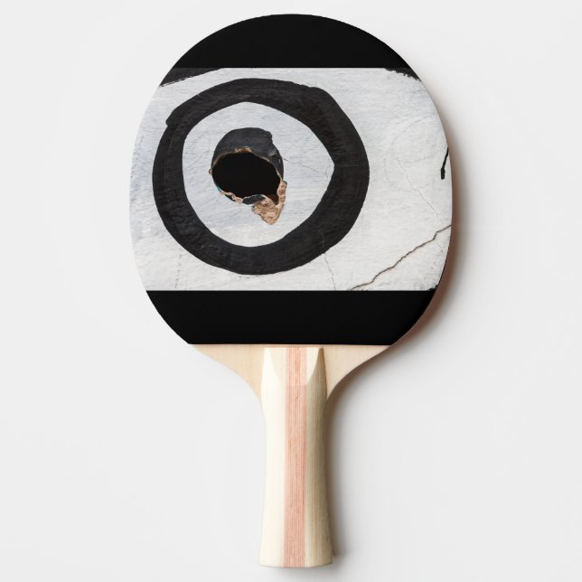 Raquette De Ping Pong cible déchirée (Devant)