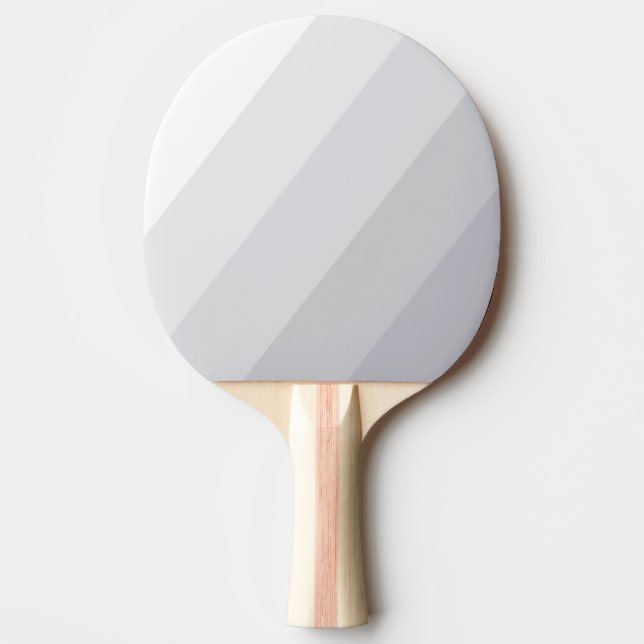 Raquette De Ping Pong Ciel bleu nuageux à rayures audacieuses (Devant)