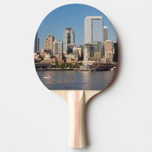 Raquette De Ping Pong Ciel bleu sur le front de mer d'Elliott Bay