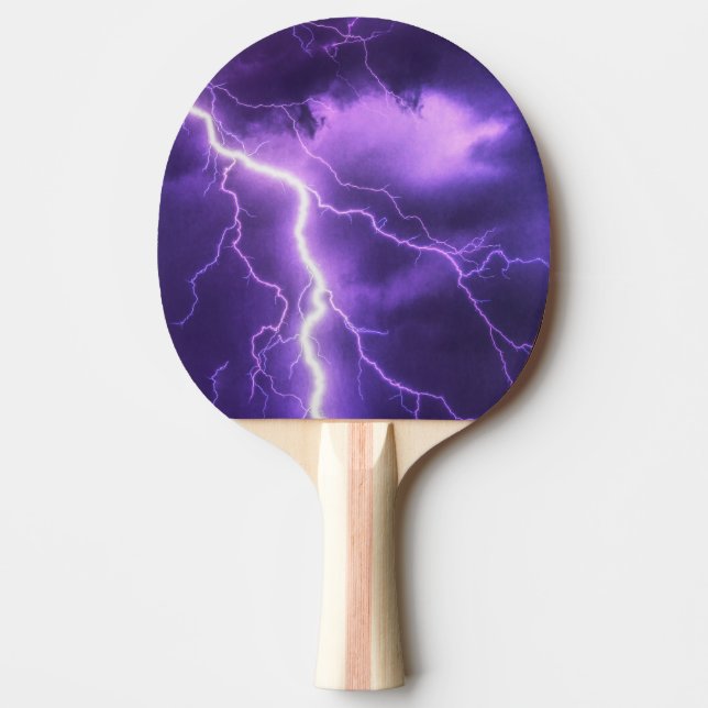 Raquette De Ping Pong ciel magnifique, tonnerre (Devant)