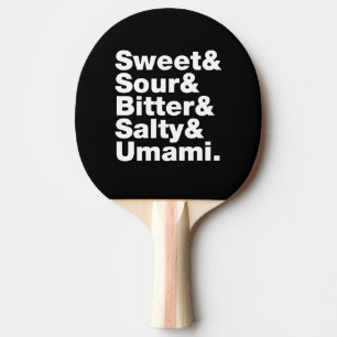 Raquette De Ping Pong Cinq saveurs de base