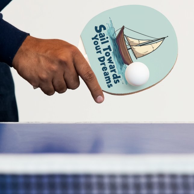 Raquette De Ping Pong Citation Inspiration Nautique vintage (Insitu)