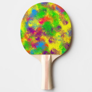 Raquette De Ping Pong CKC Paint Can Florals -