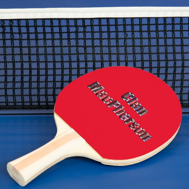 Raquette De Ping Pong Clan Macpherson Tartan Nom, Ping Pong Paddle (Insitu)