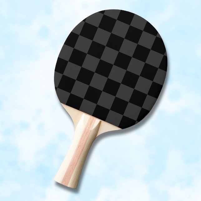 Raquette De Ping Pong Classic moderne noir & fumée noir tableau de bord  (Créateur téléchargé)