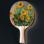 Raquette De Ping Pong Claude Monet - Bouquet de tournesols<br><div class="desc">Bouquet de tournesols / Bouquet de tournois - Claude Monet,  Huile sur toile,  1881</div>