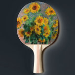 Raquette De Ping Pong Claude Monet - Bouquet de tournesols<br><div class="desc">Bouquet de tournesols / Bouquet de tournois - Claude Monet,  Huile sur toile,  1881</div>