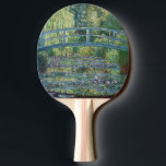 Raquette De Ping Pong Claude Monet - Eau Lily étang, Harmonie verte<br><div class="desc">Etang Lily,  Harmonie Verte / Le Bassin aux Nympheas,  Harmonie Verte par Claude Monet en 1899</div>