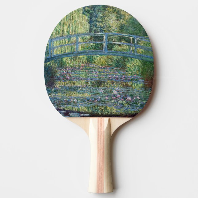 Raquette De Ping Pong Claude Monet - Eau Lily étang, Harmonie verte (Devant)