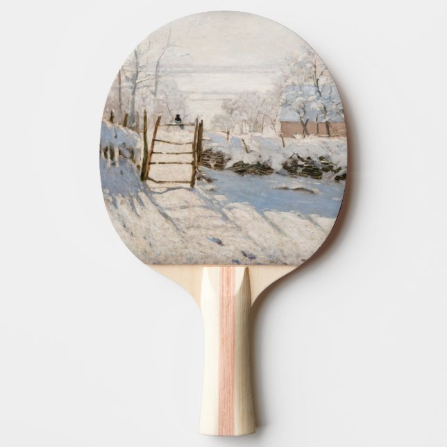 Raquette De Ping Pong Claude Monet - La Pie (Devant)