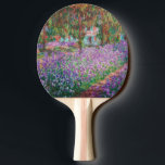 Raquette De Ping Pong Claude Monet - Le jardin de l'artiste à Giverny<br><div class="desc">Jardin de l'artiste à Giverny / Le Jardin de l'artiste a Giverny - Claude Monet,  1900</div>