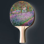 Raquette De Ping Pong Claude Monet - Le jardin de l'artiste à Giverny<br><div class="desc">Jardin de l'artiste à Giverny / Le Jardin de l'artiste a Giverny - Claude Monet,  1900</div>