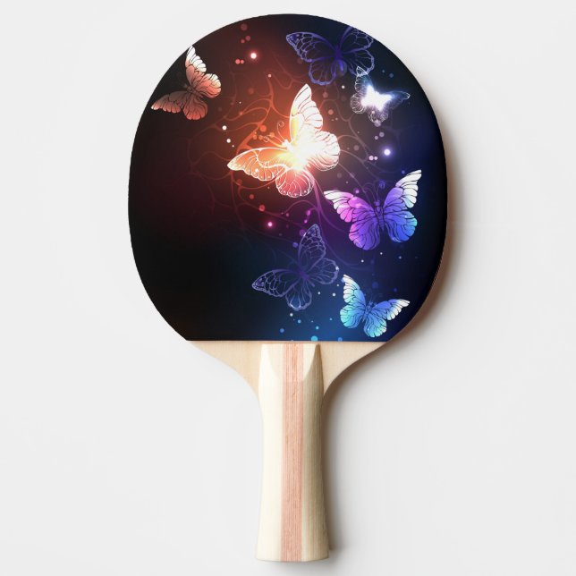 Raquette De Ping Pong Clowing Night Butterflies (Devant)